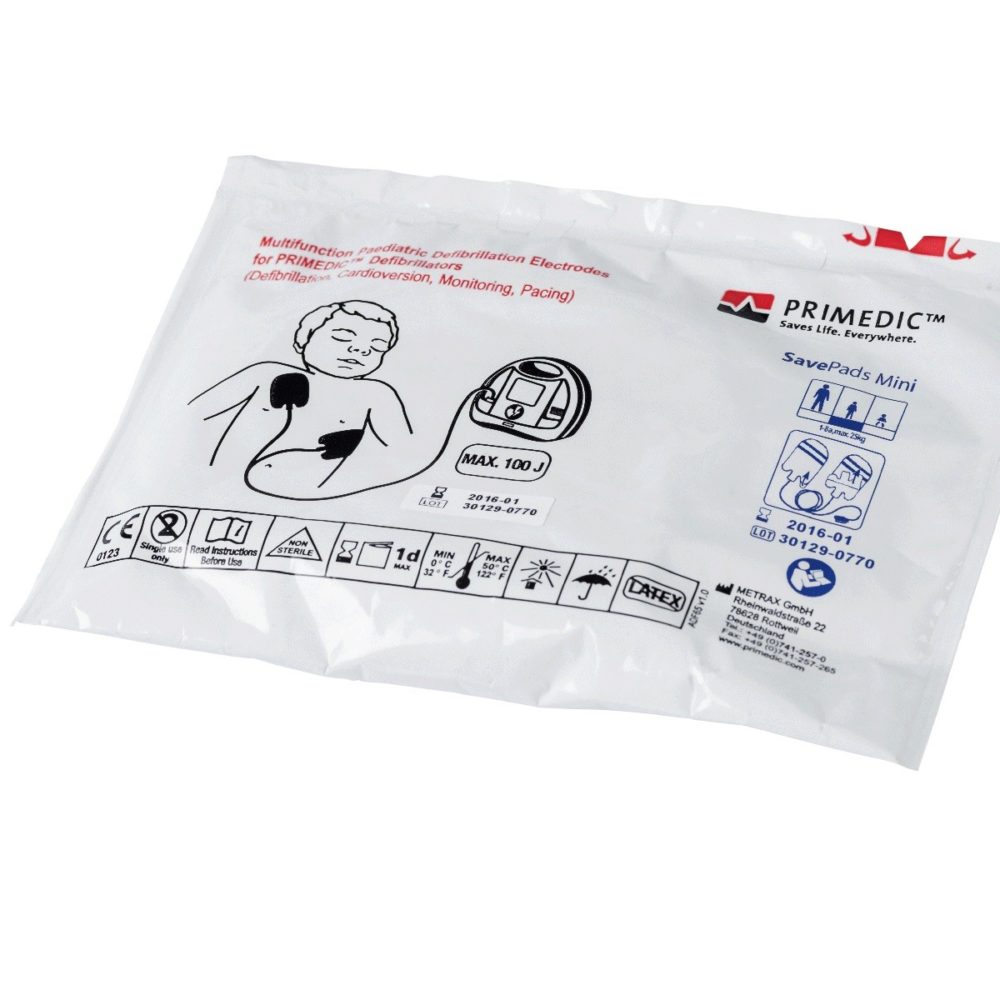 ELECTRODES PRIMEDIC HEARTSAVE POUR ENFANT