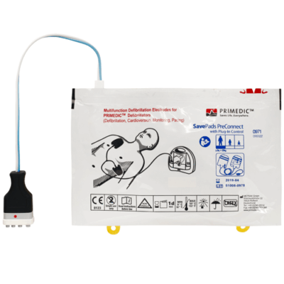 ELECTRODES PRIMEDIC HEARTSAVE POUR ADULTE