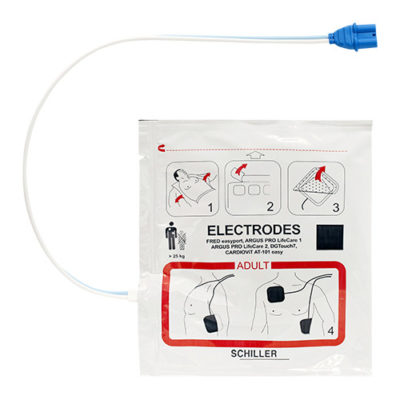 ELECTRODES SCHILLER FRED EASYPORT POUR ADULTE