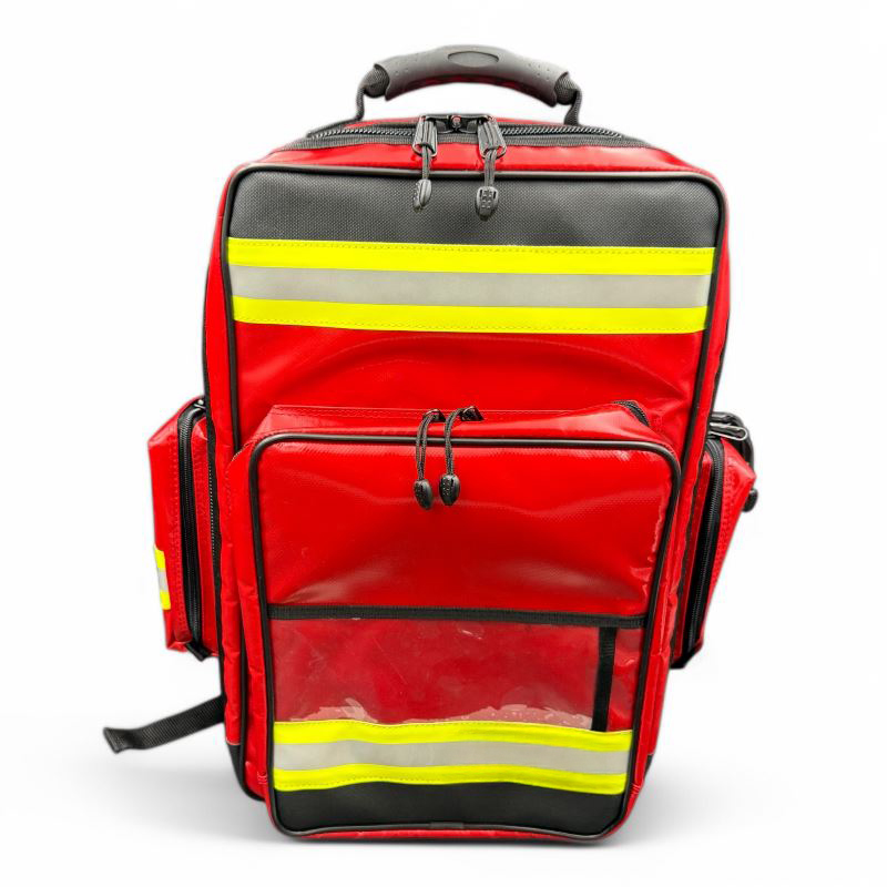 Sac de premiers secours Saver PVC Rouge - Avec matériel